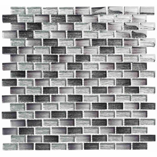 Andova Tiles SAMPLE Highline 0625 x 125 Glass Mosaic Sheet Floor Use Tile SAM-ANDHIG149